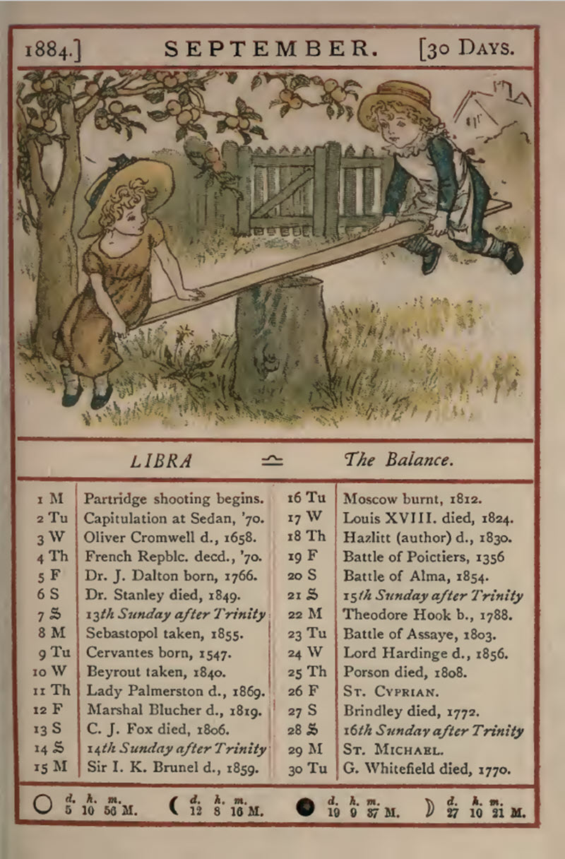 September - Kate Greenaway